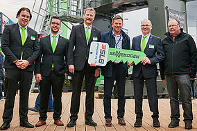 SENNEBOGEN: Hafenumschlag bei der Birsterminal AG in Basel