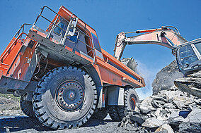 Muldenkipperreifen bewähren sich im spanischen Schieferbergwerk