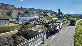 Neue Kaltfräse W 150 F(i) für hohe Fräsleistung auf engem Raum