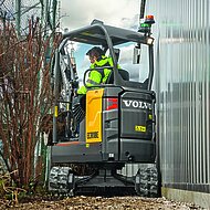 Volvo CE: Der extrem kurze  Schwenkradius punktet