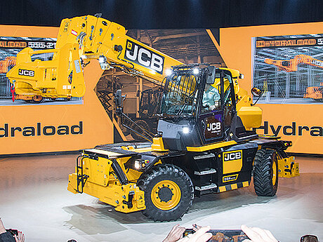 JCB: Weltpremiere für den Hydraload und ein Blick in die »elektrische Zukunft«