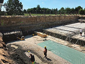 FiFB: Stützwandbau aus Flüssigboden als Verbau von Baugruben