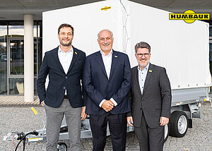 Neues Führungsduo in der Geschäftsleitung bei Humbaur 