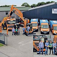 Stra&szlig;en- und Tiefbauunternehmen Rabenstein baut auf Komatsu-Minibagger