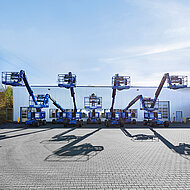 Neue Teleskopb&uuml;hnen im Beyer Mietpark