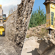 Hydraulische Anbauger&auml;te im Messe-Gep&auml;ck