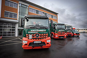 Daimler Truck: Knettenbrech +Gurdulic übernimmt die ersten von mehr als 100 Fahrzeugen
