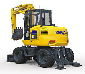 Brandneuer 7,5-t-Mobilbagger