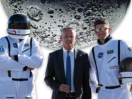 That’s one small step for a man, one giant leap for the »Betonbaubranche«