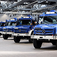 Starke Flotte f&uuml;r schwere Aufgaben: Unimog-Gro&szlig;auftrag f&uuml;r THW
