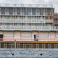 Filigrane Gestaltung und gro&szlig;e H&ouml;hen erfordern in Offenburg gute Planung