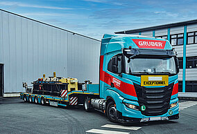 Iveco/Gruber Logistics: Schwer- und Sondertransporte mit alternativen Kraftstoffen
