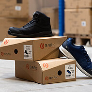 Nur LWG-ausgezeichnetes Leder f&uuml;r Sicherheitsschuhe