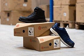 Nur LWG-ausgezeichnetes Leder für Sicherheitsschuhe