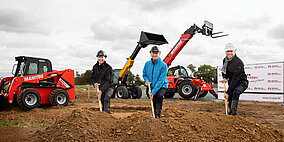MANITOU: Spatenstich für neue deutsche Manitou-Firmenzentrale