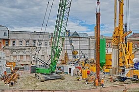 SENNEBOGEN: Kranunterstützung für Bahn-Großprojekt in München