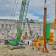 SENNEBOGEN: Kranunterst&uuml;tzung f&uuml;r Bahn-Gro&szlig;projekt in M&uuml;nchen