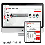 Fl&uuml;ssigkeits- und Tankdaten- Management f&uuml;r mobile und station&auml;re Anwendungen