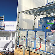 Neuer Mast f&uuml;r neue&nbsp;Transportb&uuml;hne