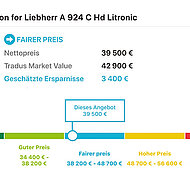 TRADUS: Preisindex f&uuml;r gebrauchte Baumaschinen