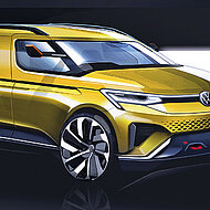Volkswagen: Der neuen Caddy feiert bald Premiere