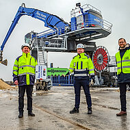 Umschlagbagger SENNEBOGEN 875 E im schwedischen Hafen &Aring;hus &ndash; Mehr Potenzial und gut f&uuml;r die Umwelt dank Elektroantrieb