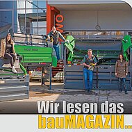 Ilknur Simsek (Azubi Büroorganisation/kaufmännische Ausbildung), Carsten Plewa (Verkauf – Beratung), Olav Zwingenberger (Geschäftsführer)und Kerstin Kullmann (ForderungsManagement/ Geschäftsführung; v. li. n. re.) | ZWOBaumaschinenService GmbH, Oberhausen