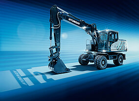 Wasserstoffantrieb und ein neuer Mobilbagger