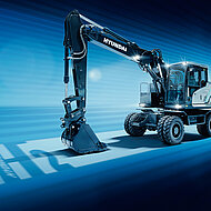 Wasserstoffantrieb und ein neuer Mobilbagger