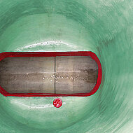 Erst Gerinne-Liner vervollständigt »Schacht Completed«