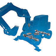 ZF startet Pilotprojekt f&uuml;r elektrifizierten Mobilbagger-Antriebsstrang