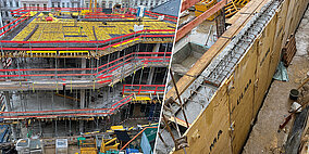 Verbauschalung löst Platzproblem