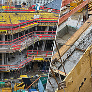 Verbauschalung l&ouml;st Platzproblem