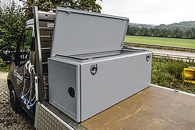 HS Schoch: Praxistrio für die Ladungssicherung auf der Pritsche