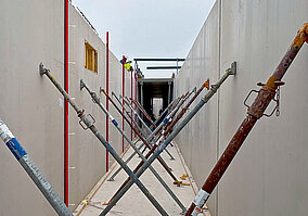 Innovative Stoßabschalung im Einsatz