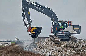 Brecherlöffel im Einsatz bei Frauenrath