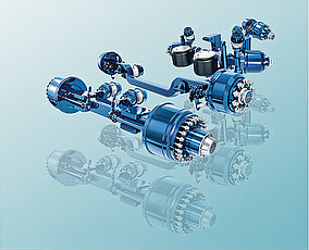 Spezialachsen für spektakuläre Transporte