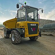 Wacker Neuson &ndash; Kramer: Freie Sicht in jede Richtung mit &raquo;Dual View&laquo;-Dumpern