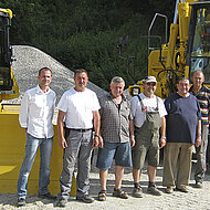 Komatsu-Duo f&uuml;r das Kieswerk B&ouml;hm in Achstetten