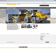 Neuer Internetauftritt f&uuml;r gebrauchte Liebherr-Erdbewegungsmaschinen