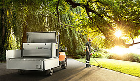 Bott: Ladungssicherung und Laden von Akkus