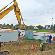 KEMROC: Kettenfr&auml;se im Molassegestein