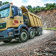 Meiller: Mit wertvoller Fracht durch die Minen Chiles