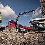 Hiab erhält Auftrag aus Frankreich über 14 mittelgroße Ladekrane