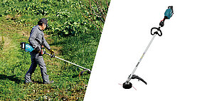 Akku-Freischneider mit einstellbarer Drehrichtung