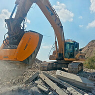 Produktpalette auf der Bauma China pr&auml;sentiert