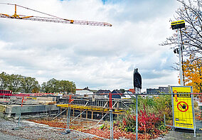 Blömen Vus – ISG: Die Baustellen von oben bewachen