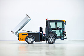 Boschung: Vollelektrisch und mit Schnellwechselsystem