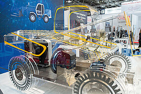 Bauma-Messeneuheiten stehen unter Strom