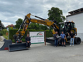 Neue Hydrema-Maschine für Punzmann Garten- und Landschaftsbau